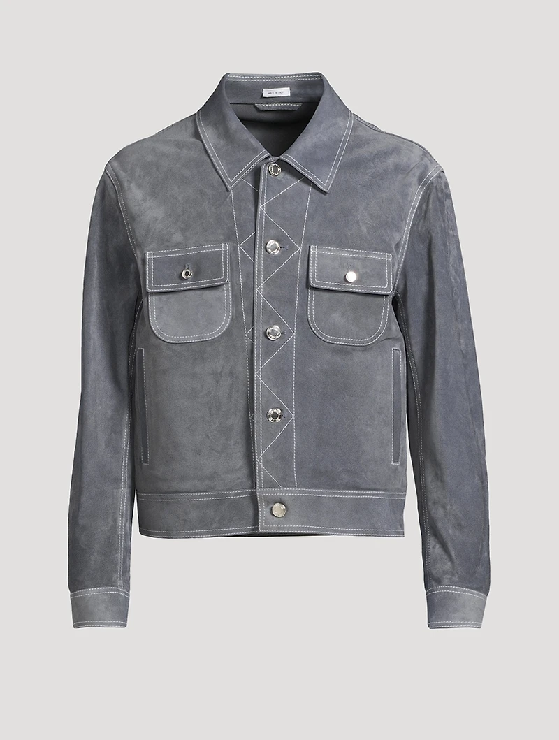 Suede Utility Jacket