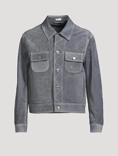 Suede Utility Jacket