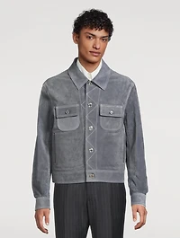 Suede Utility Jacket