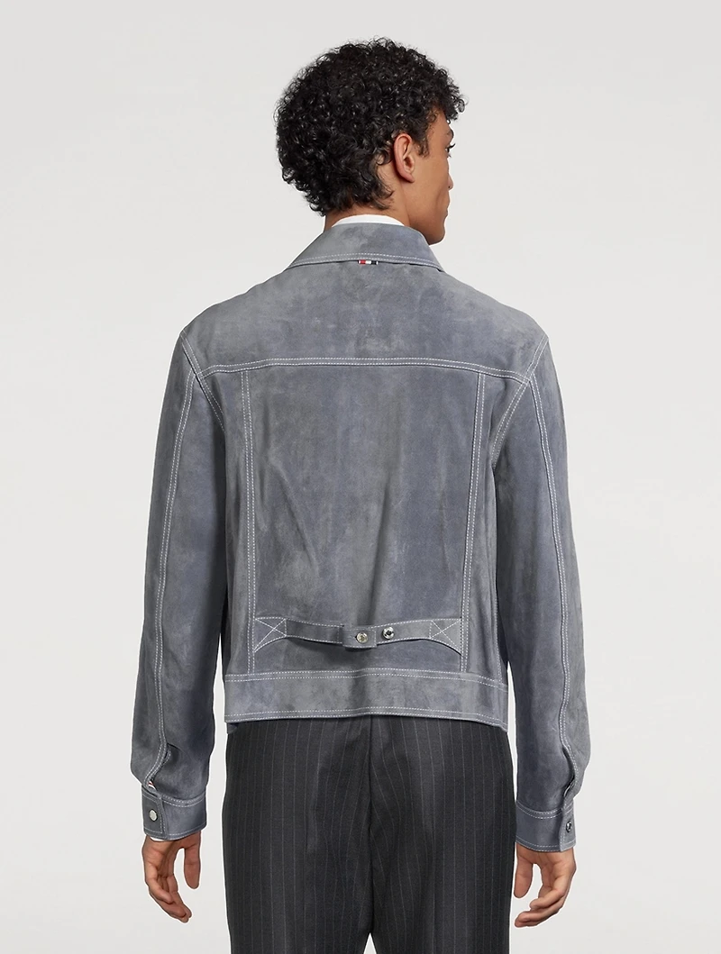 Suede Utility Jacket