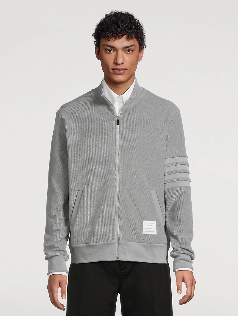 Cotton Reverse Loopback Jacket