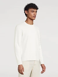 Wool-Blend Crewneck Sweater