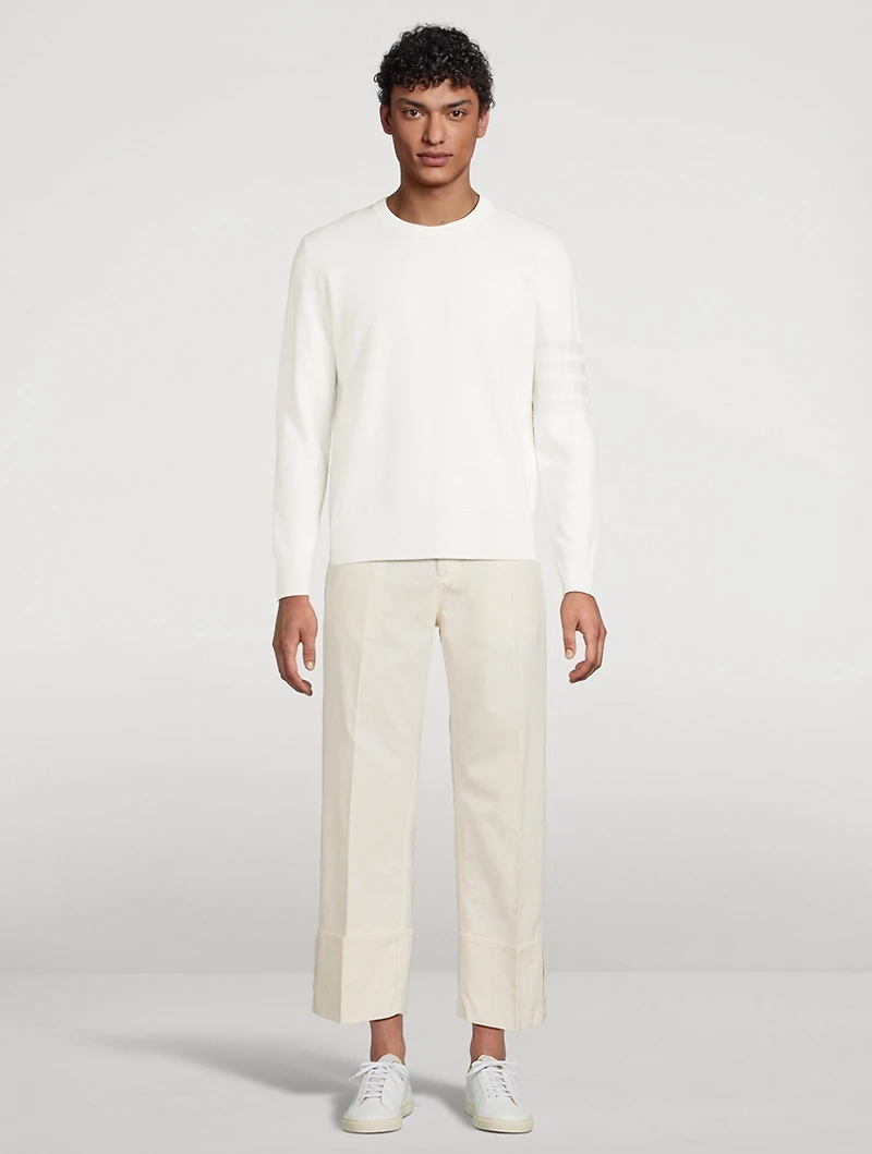 Wool-Blend Crewneck Sweater