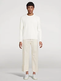Wool-Blend Crewneck Sweater