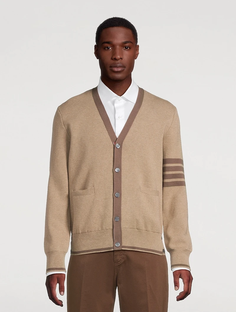 Milano Stitch Cotton Cardigan