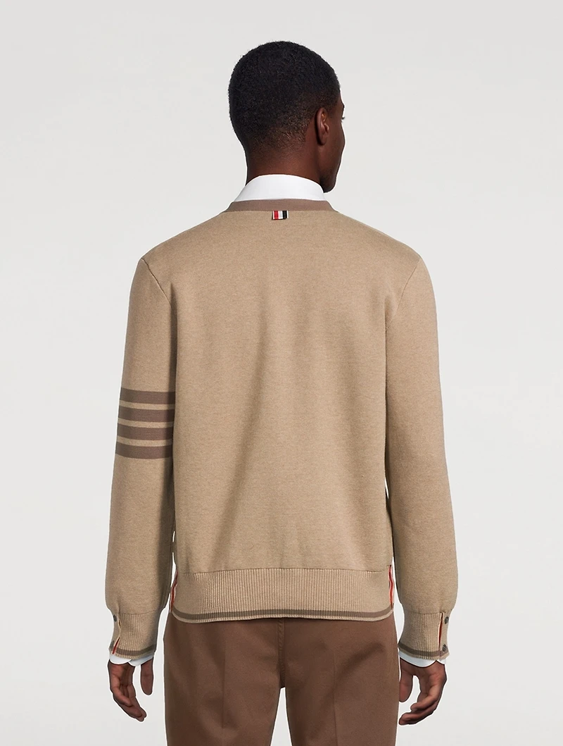 Milano Stitch Cotton Cardigan