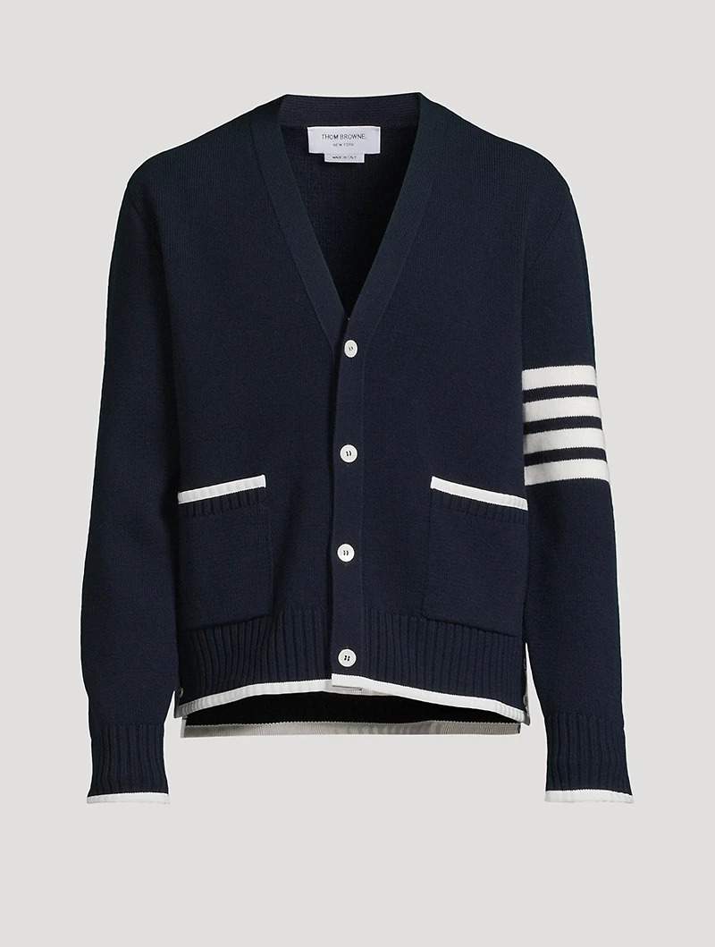 Milano Stitch Merino Wool Cardigan