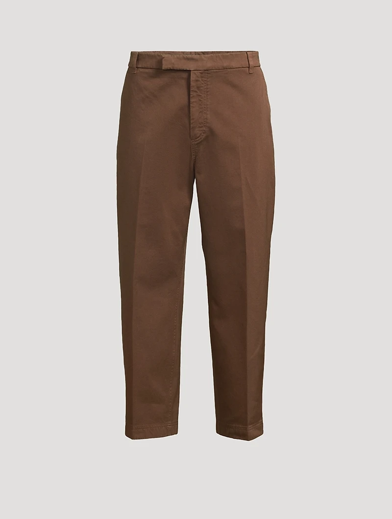 Cotton Twill Utility Chino Pants