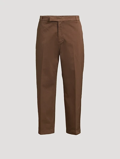 Cotton Twill Utility Chino Pants
