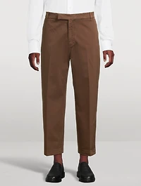 Cotton Twill Utility Chino Pants