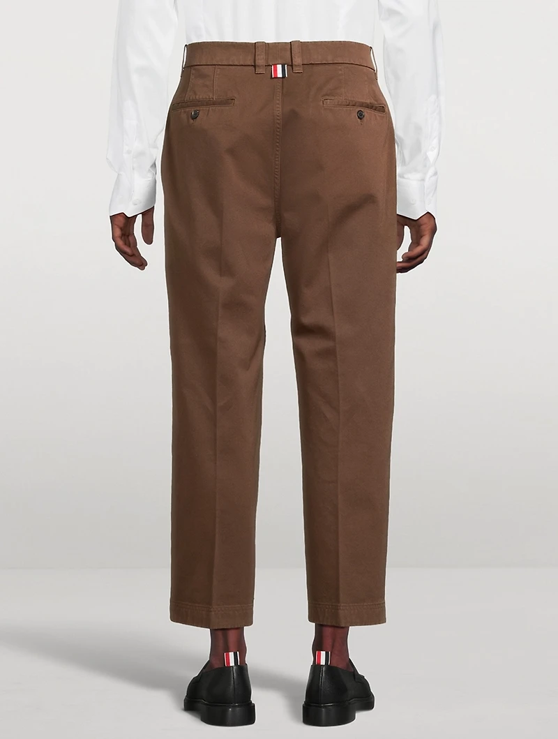 Cotton Twill Utility Chino Pants