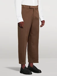 Cotton Twill Utility Chino Pants