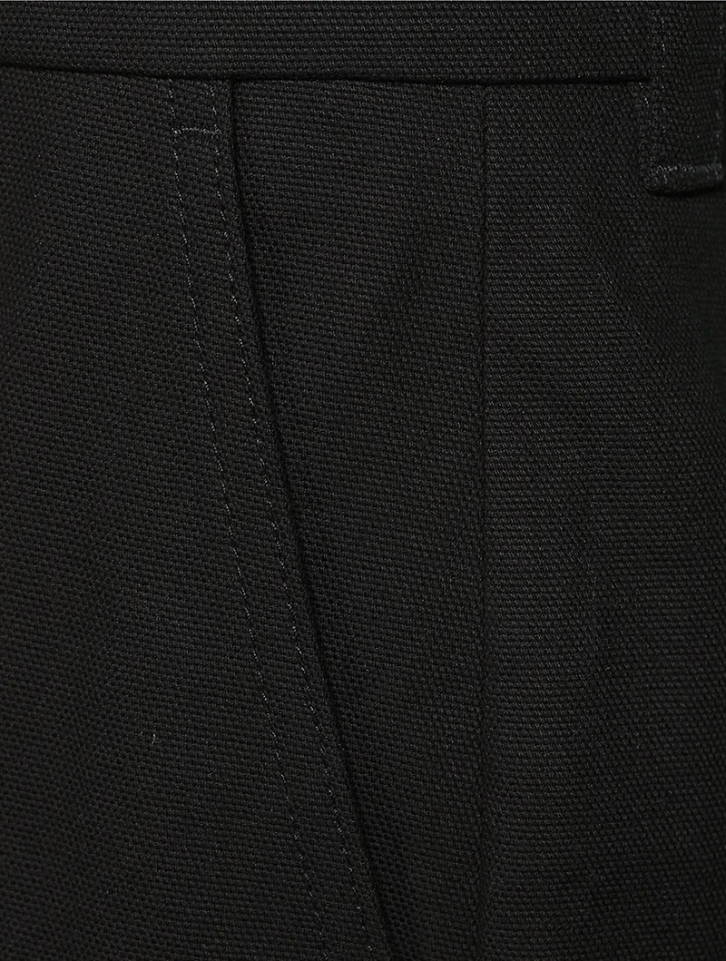 Washed Cotton Utility Chino Cargo Pants