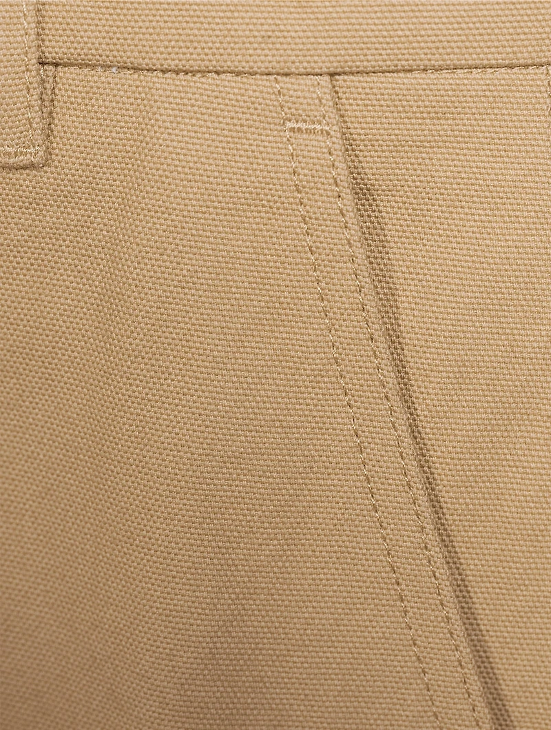 Washed Cotton Utility Chino Cargo Pants