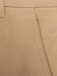 Washed Cotton Utility Chino Cargo Pants