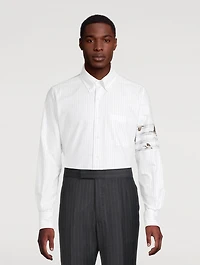 Geese Pinstripe Oxford Shirt