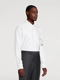 Geese Pinstripe Oxford Shirt