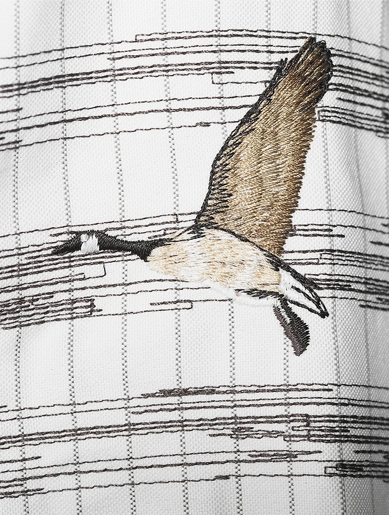 Geese Pinstripe Oxford Shirt