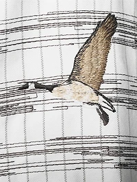 Geese Pinstripe Oxford Shirt