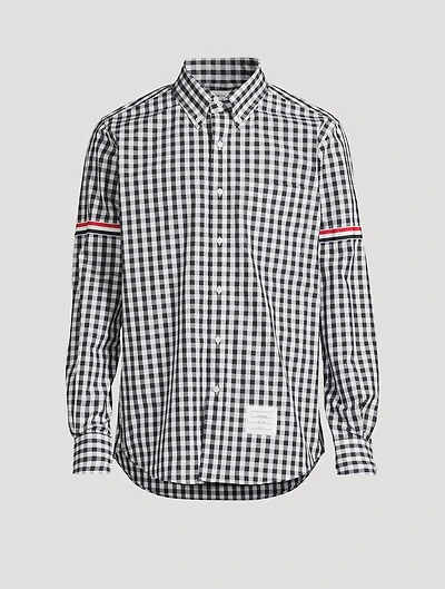 Gingham Check Poplin Shirt