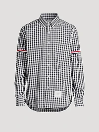 Gingham Check Poplin Shirt
