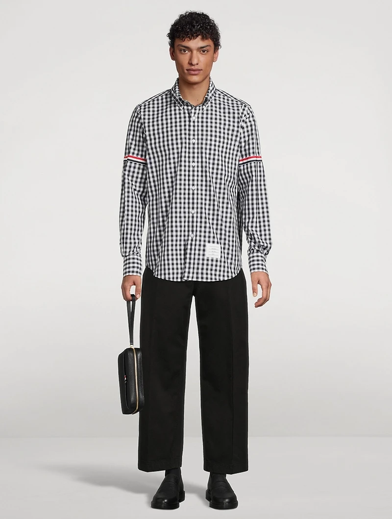 Gingham Check Poplin Shirt