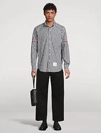 Gingham Check Poplin Shirt