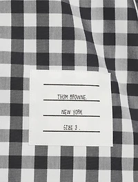 Gingham Check Poplin Shirt