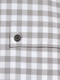 Oversized Gingham Check Flannel Shirt