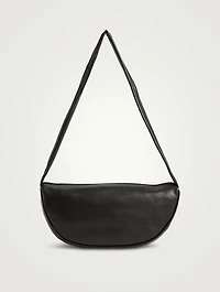 Soft Leather Crescent Bag
