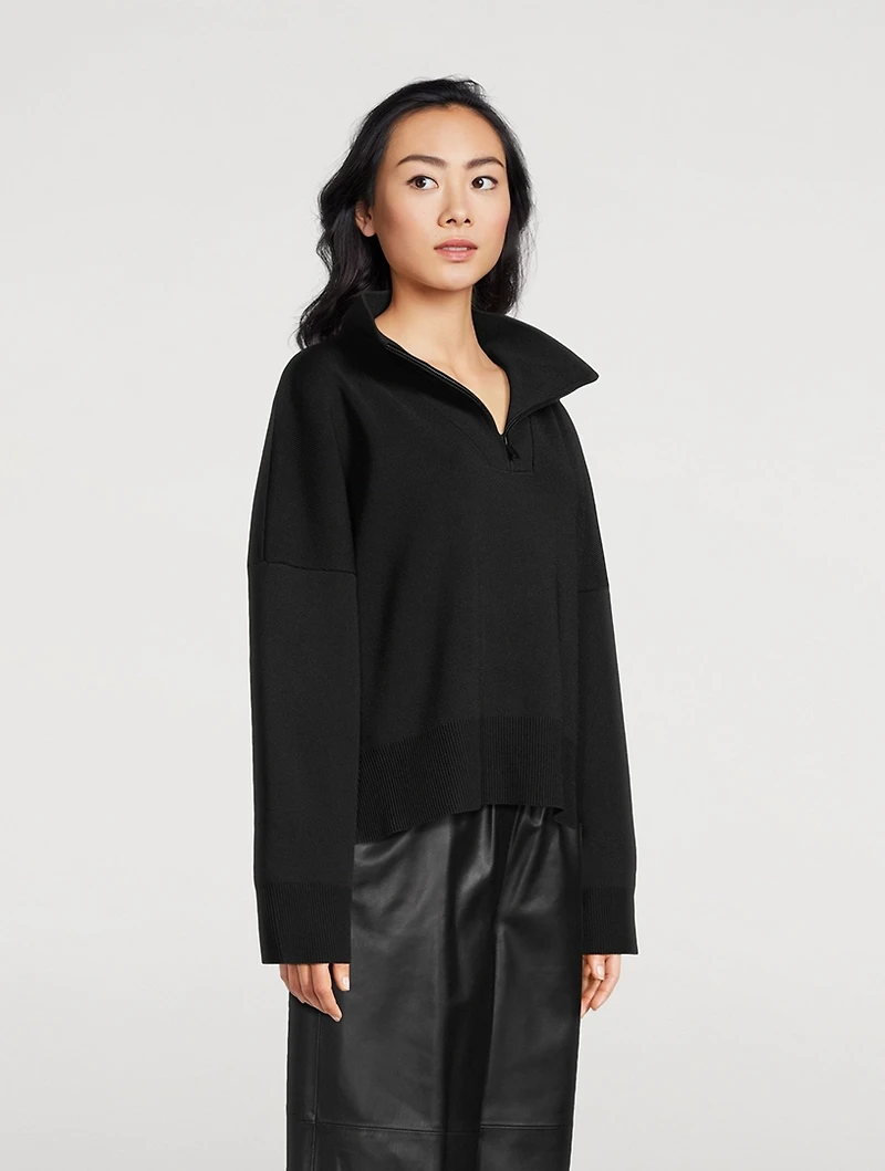 Milano Knit Zip Sweater