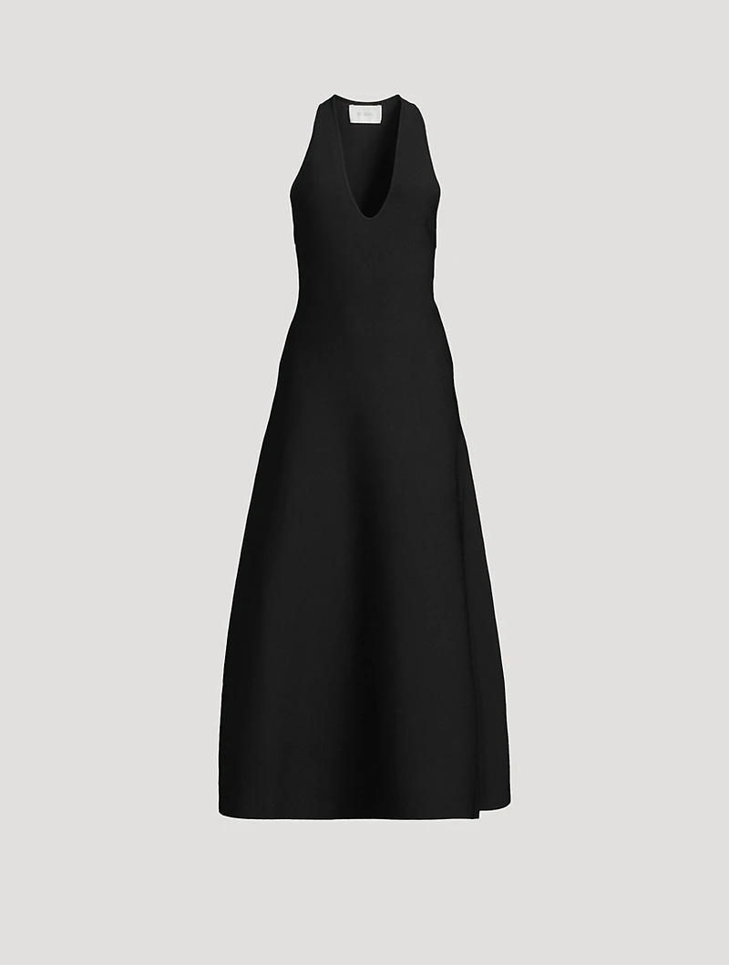 Sculpted Knit A-Line Dress