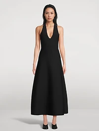 Sculpted Knit A-Line Dress