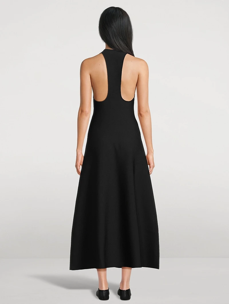 Sculpted Knit A-Line Dress