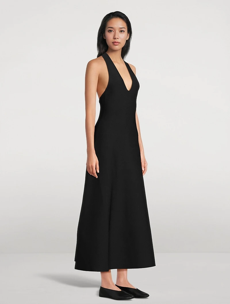 Sculpted Knit A-Line Dress