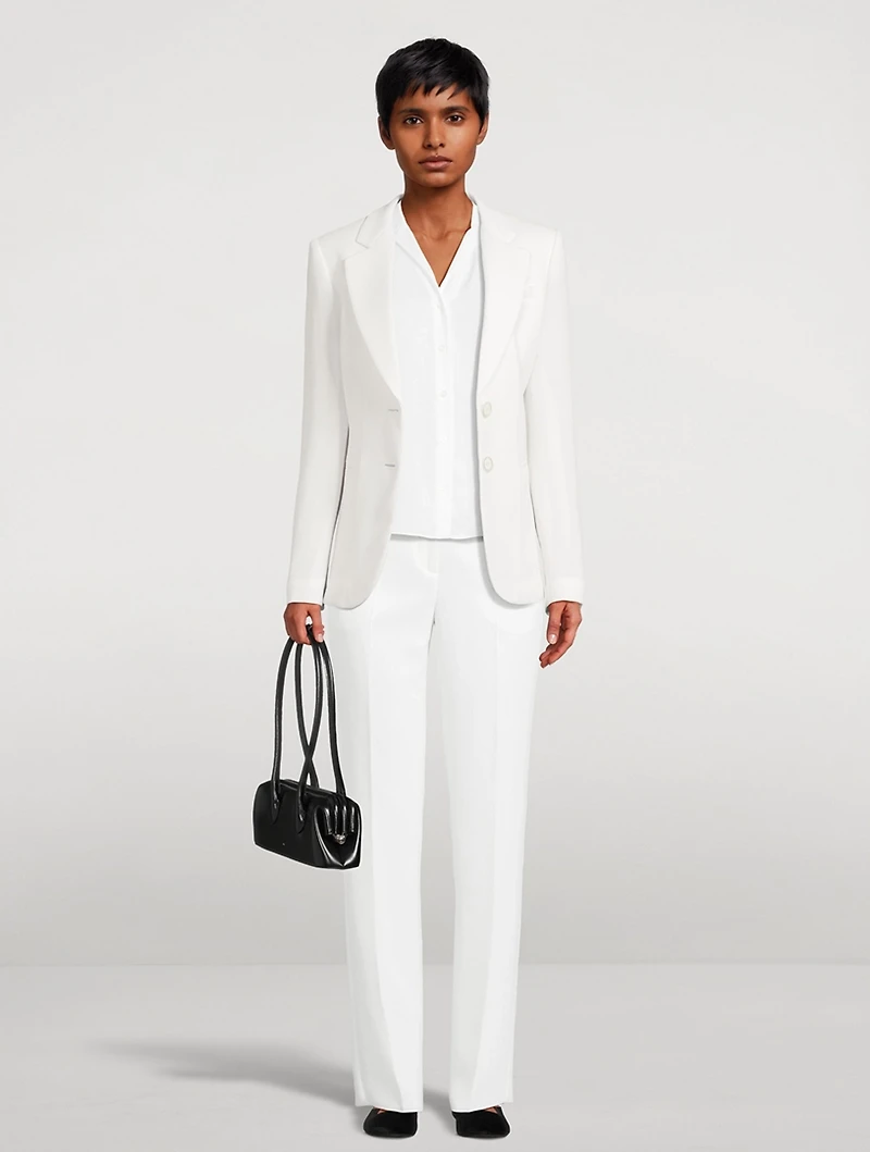 Straight-Leg Trousers
