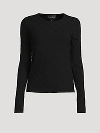 Check Jacquard Sweater