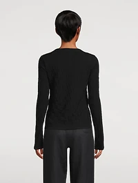 Check Jacquard Sweater