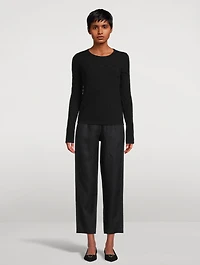 Check Jacquard Sweater