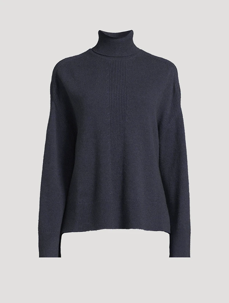 Ribbed Wool Turtleneck