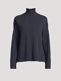 Ribbed Wool Turtleneck