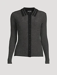 Rib-Knit Cardigan