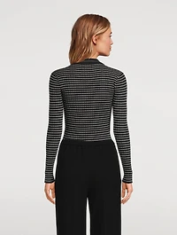 Rib-Knit Cardigan