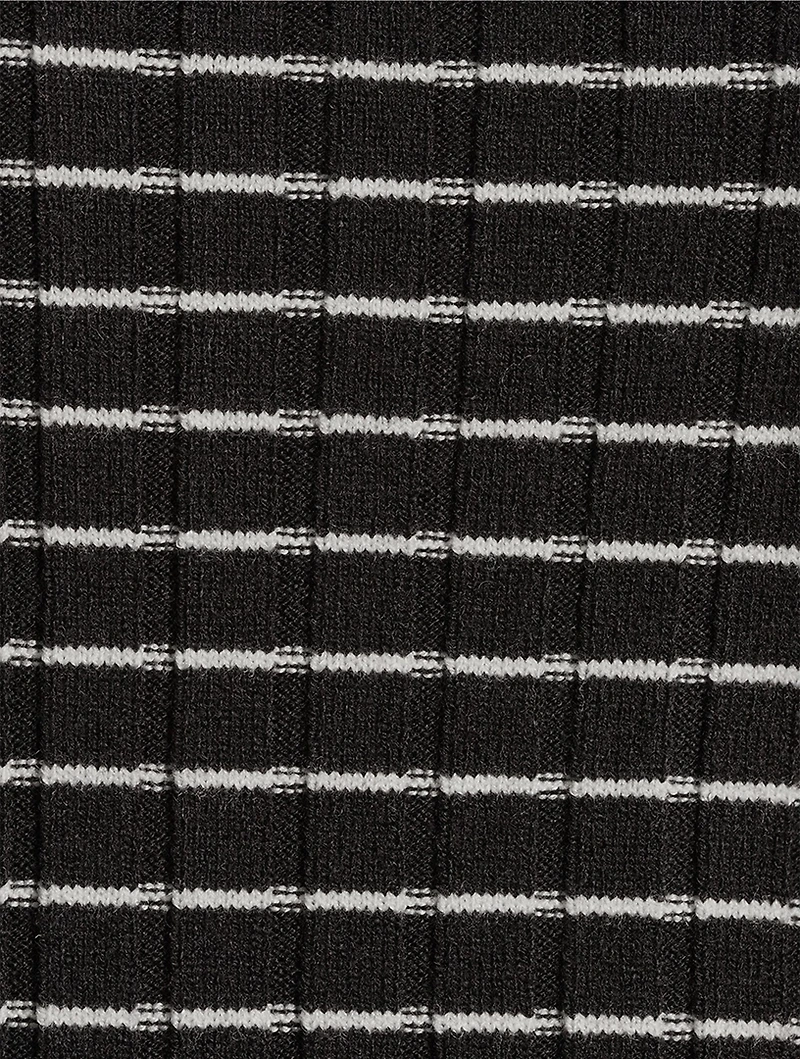 Rib-Knit T-Shirt