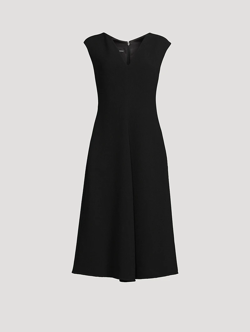 Crêpe Midi Dress