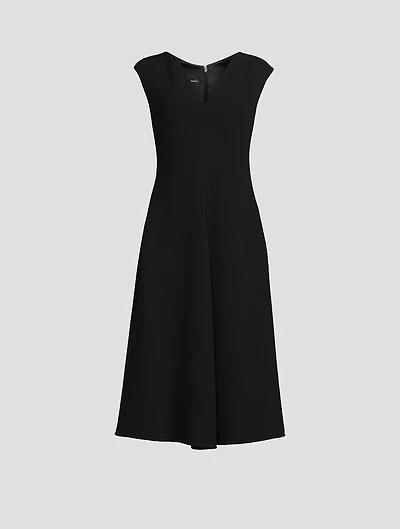Crêpe Midi Dress