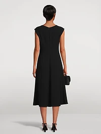 Crêpe Midi Dress