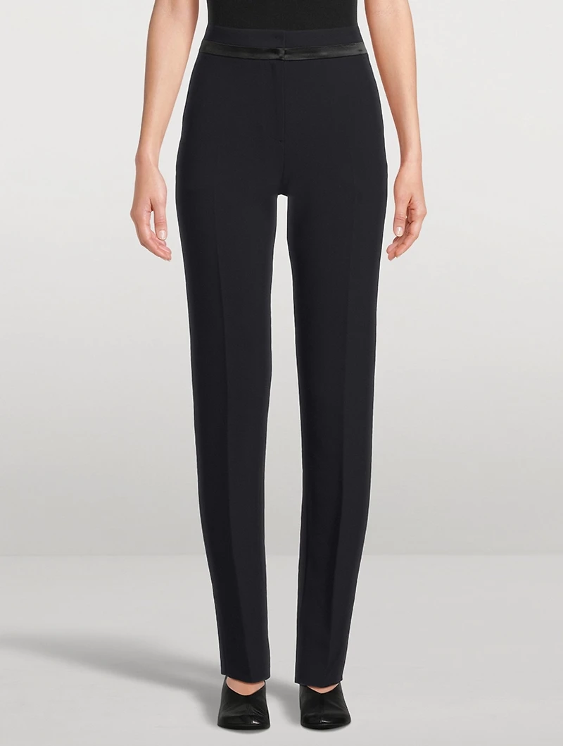 Straight-Leg Trousers