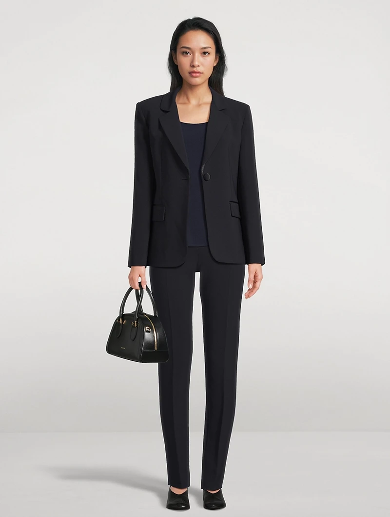 Straight-Leg Trousers