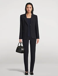 Straight-Leg Trousers